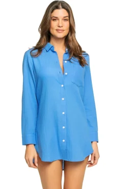 Tommy Bahama Shirt Dresses-Bella Breeze Boyfriend Shirt