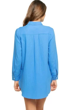 Tommy Bahama Shirt Dresses-Bella Breeze Boyfriend Shirt