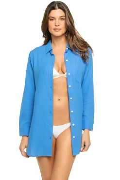 Tommy Bahama Shirt Dresses-Bella Breeze Boyfriend Shirt