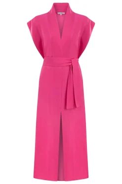 My Beachy Side Caftans-Belted Maxi Caftan