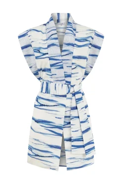 My Beachy Side Kimonos / Robes|Tunics-Belted Mini Caftan