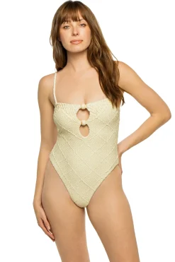 Devon Windsor High Leg|Plunge-Bettina One Piece Swimsuit