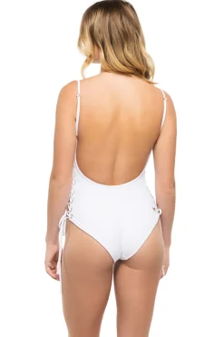 Capittana Plunge|One Pieces-Blanca Floral One Piece Swimsuit