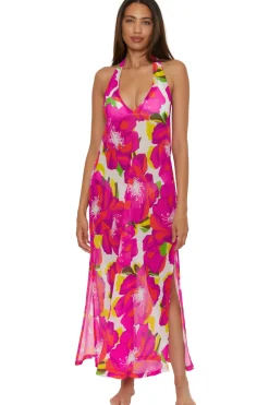 Trina Turk Sundresses-Bloom Mesh Maxi Dress