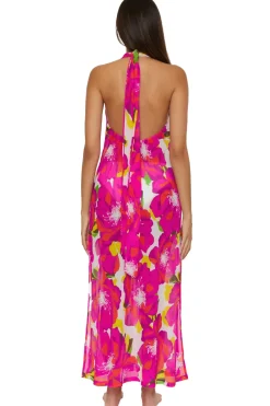 Trina Turk Sundresses-Bloom Mesh Maxi Dress