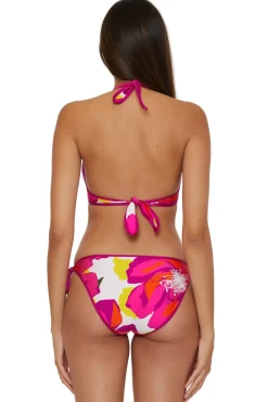Trina Turk Triangle|Halter-Bloom Reversible Halter Bikini Top