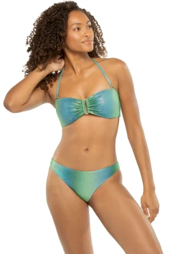 PQ Swim Halter|Bandeau-Blue Haze Bandeau Bikini Top