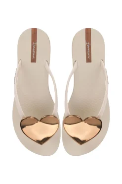 Ipanema Footwear-Bold Heart Flip Flops