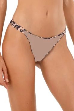 Malai High Leg|Brazilian / Cheeky-Bold Tab Side Reversible Brazilian Bikini Bottom