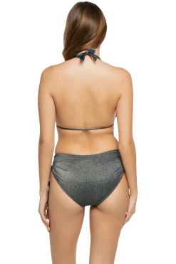 Vitamin A Halter|Plunge-Brena Halter One Piece Swimsuit