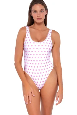 B. Swim High Leg|Tank-Brigitte One Piece Swimsuit