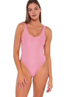B. Swim High Leg|Tank-Brigitte One Piece Swimsuit