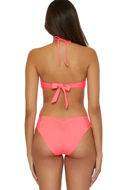 Becca by Rebecca Virtue Halter|Bandeau-Brinley Bandeau Bikini Top
