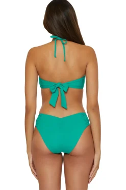 Becca by Rebecca Virtue Halter|Bandeau-Brinley Bandeau Bikini Top