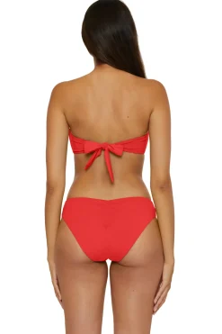 Becca by Rebecca Virtue Halter|Bandeau-Brinley Bandeau Bikini Top