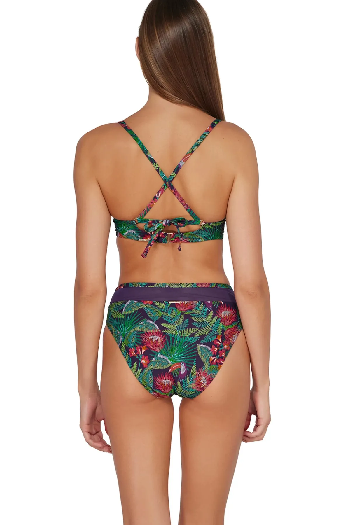 Sunsets Halter|Bralette-Brooke U-Wire Bikini Top