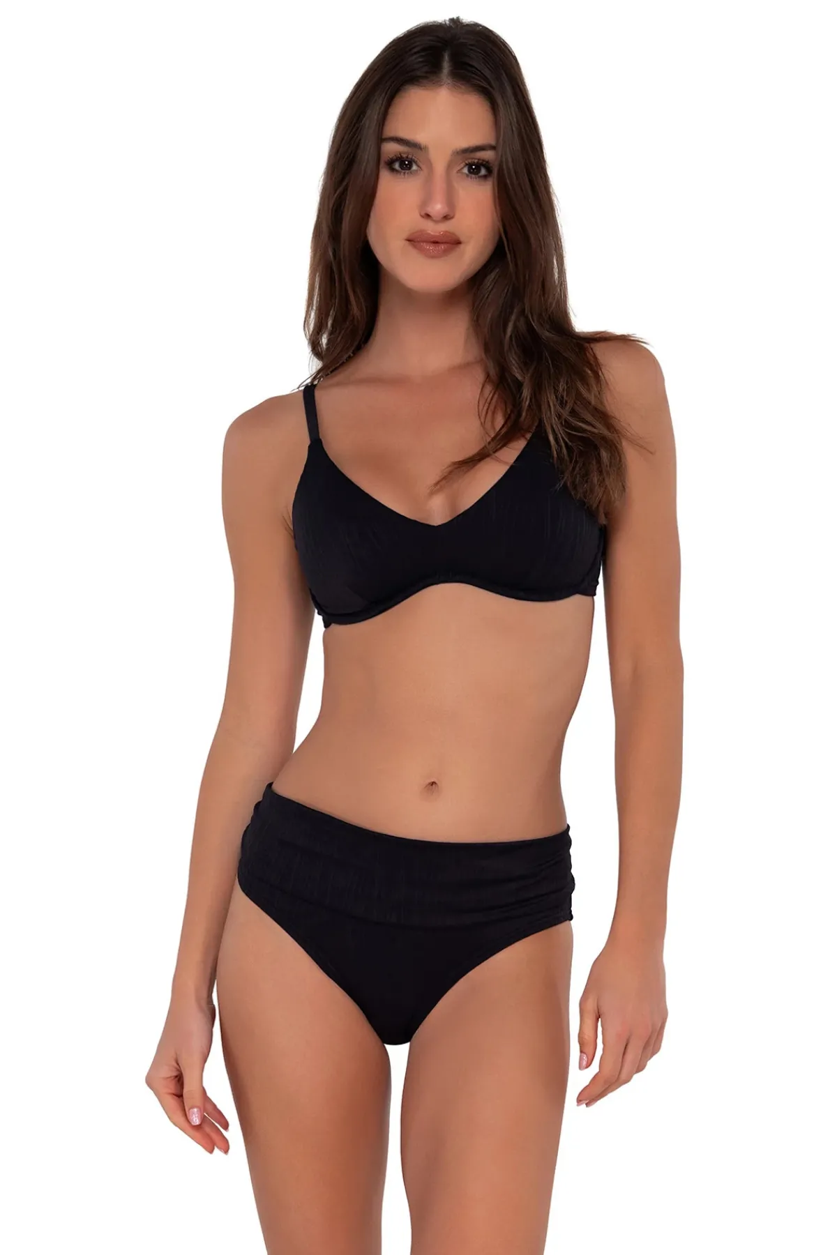 Sunsets Bralette|Halter-Brooke U-Wire Bikini Top