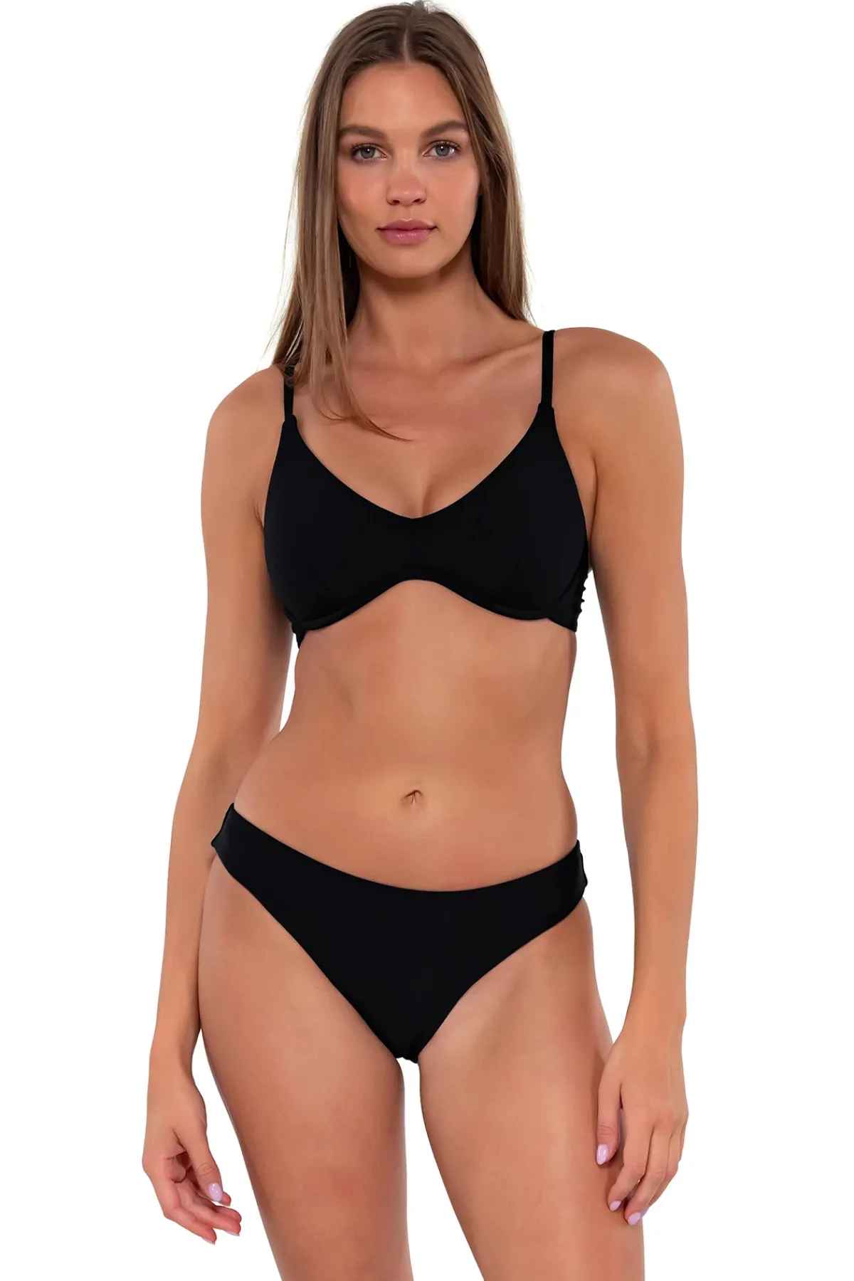 Sunsets Bralette|Halter-Brooke U-Wire Bikini Top