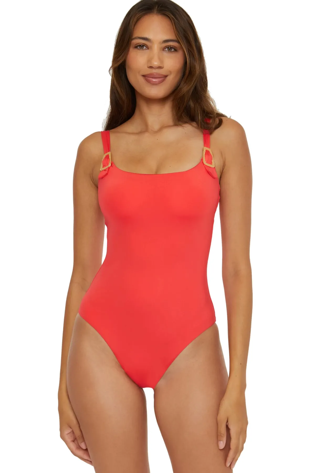 Trina Turk Tank|One Pieces-Buckle One Piece Swimsuit