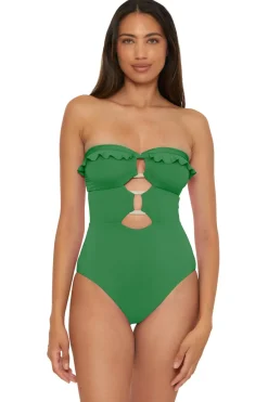 Soluna Halter|Bandeau-Buckle Up One Piece Swimsuit