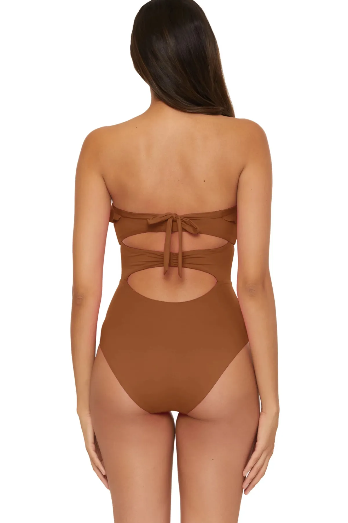 Soluna Halter|Bandeau-Buckle Up One Piece Swimsuit