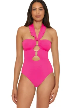 Soluna Halter|Bandeau-Buckle Up One Piece Swimsuit