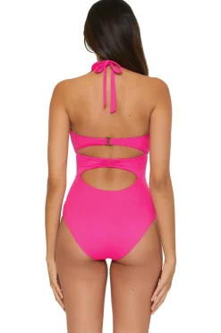 Soluna Halter|Bandeau-Buckle Up One Piece Swimsuit