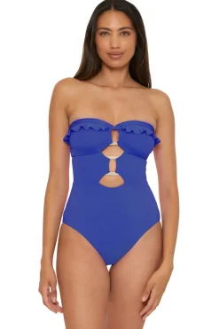 Soluna Halter|Bandeau-Buckle Up One Piece Swimsuit