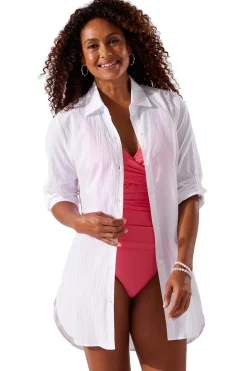 Tommy Bahama Shirt Dresses-Button Up Shirt Dress