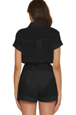 Becca by Rebecca Virtue Jumpsuits / Rompers-Cabana Button Up Romper