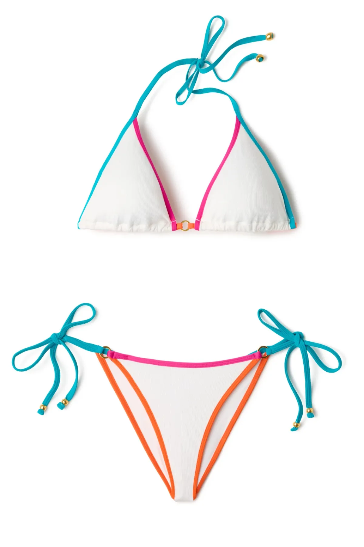Summerful High Leg|Tie Side-Cabo Brazilian Bikini Bottom