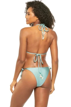 PatBo Triangle|Halter-Camila Seashell Triangle Bikini Top