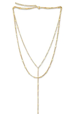Ellie Vail Jewelry-Camilla Dainty Lariat Chain Necklace