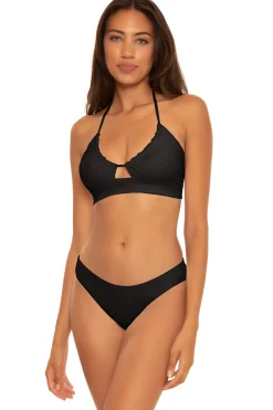Becca by Rebecca Virtue Halter|Bikinis-Candice Banded Halter Bikini Top