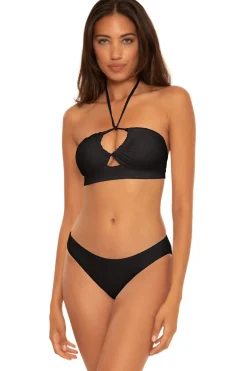 Becca by Rebecca Virtue Halter|Bikinis-Candice Banded Halter Bikini Top