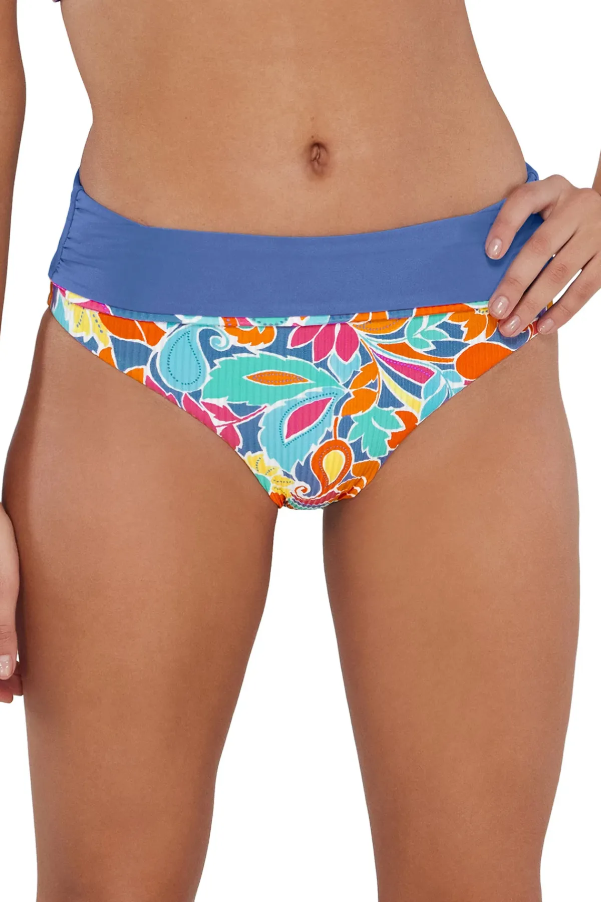 Sunsets High Waist|Bikinis-Capri High Waist Bikini Bottom