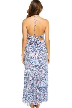 Poupette St Barth Sundresses-Carla Halter Maxi Dress