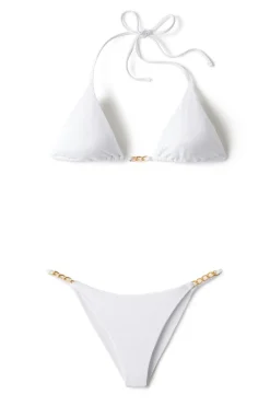 Summerful Triangle|Halter-Carmel Fixed Triangle Bikini Top