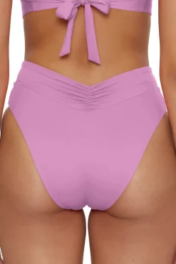 Becca by Rebecca Virtue High Leg|High Waist-Carolina High Waist Bikini Bottom