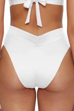 Becca by Rebecca Virtue High Leg|High Waist-Carolina High Waist Bikini Bottom