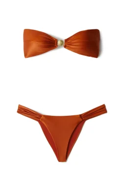 Devon Windsor High Leg|Brazilian / Cheeky-Carter Tab Side Brazilian Bikini Bottom