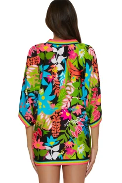 Trina Turk Tunics-Casablanca V-Neck Tunic