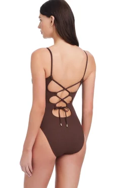 Sanctuary Plunge|One Pieces-Chain One Piece Swimsuit