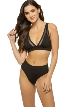 Shan Triangle|Bikinis-Charlie Banded Triangle Bikini Top