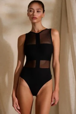 Shan High Neck|One Pieces-Charlie High Neck One Piece Swimsuit
