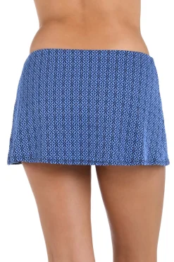 La Blanca Skirted|Bikinis-Charmed Coast Tunnel Skirted Bikini Bottom