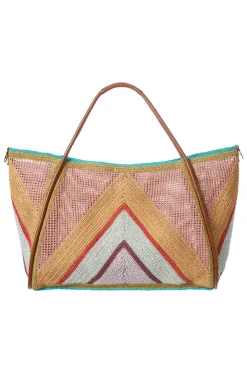 Bl^nk Bags-Cherry Blush Oversized Tote
