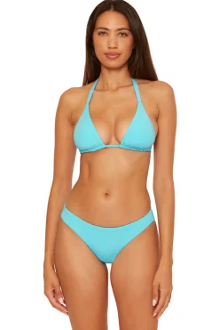 Becca by Rebecca Virtue Triangle|Halter-Cheryl Reversible Triangle Bikini Top