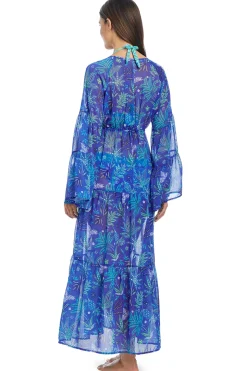 Bleu Rod Beattie Caftans-Chiffon Maxi Cover Dress