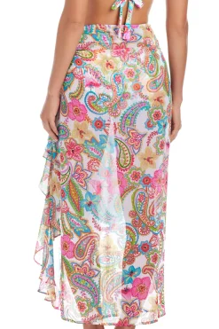 Bleu Rod Beattie Sarongs / Pareos-Chiffon Ruffle Sarong